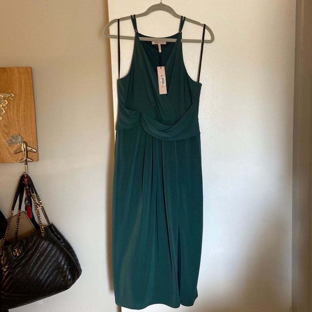 BCBG JADE GREEN SEMI FORMAL DRESS SIZE LARGE